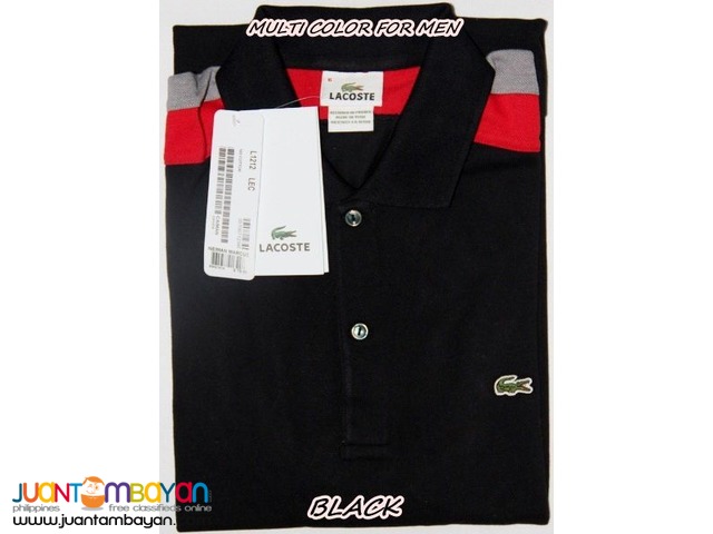 lacoste polo multicolor