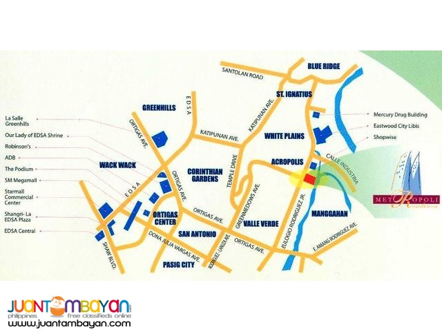 Lot for sale in Libis Quezon City - Metropoli Residenze