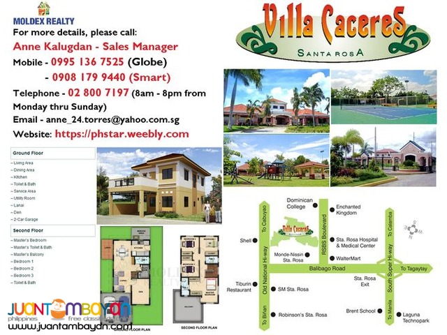 house and lot 5mins away from Enchanted Kingdom