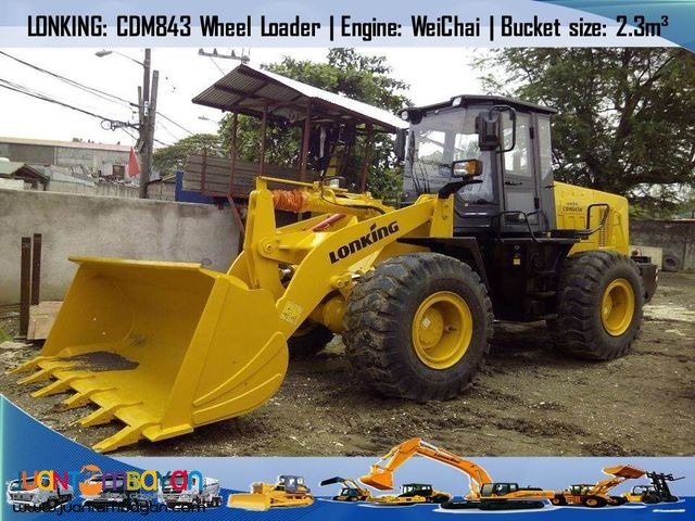 CDM843 Wheel Loader (Weichai Engine)