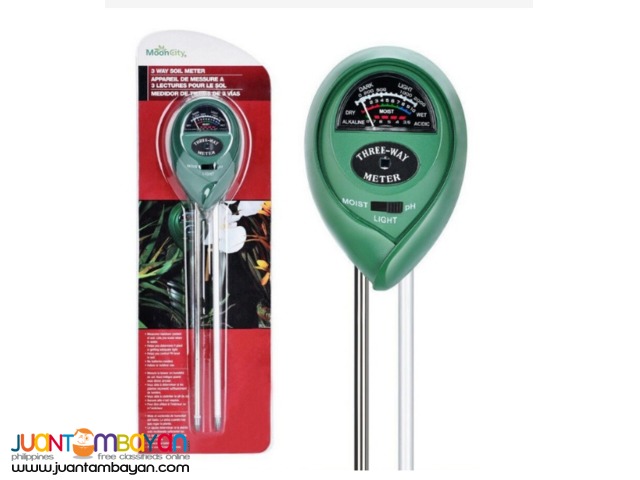 3 In 1 PH Tester Soil Water Moisture Light Test Meter
