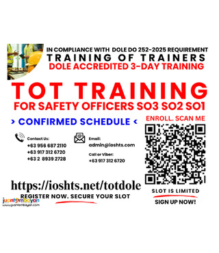 TOT Training of Trainers Training for Safety Officers DOLE Accredited