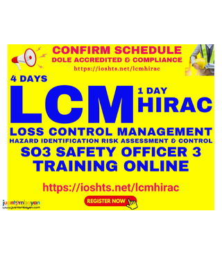 Online LCM HIRAC Training Online Safety Officer 3 Training DOLE SO3