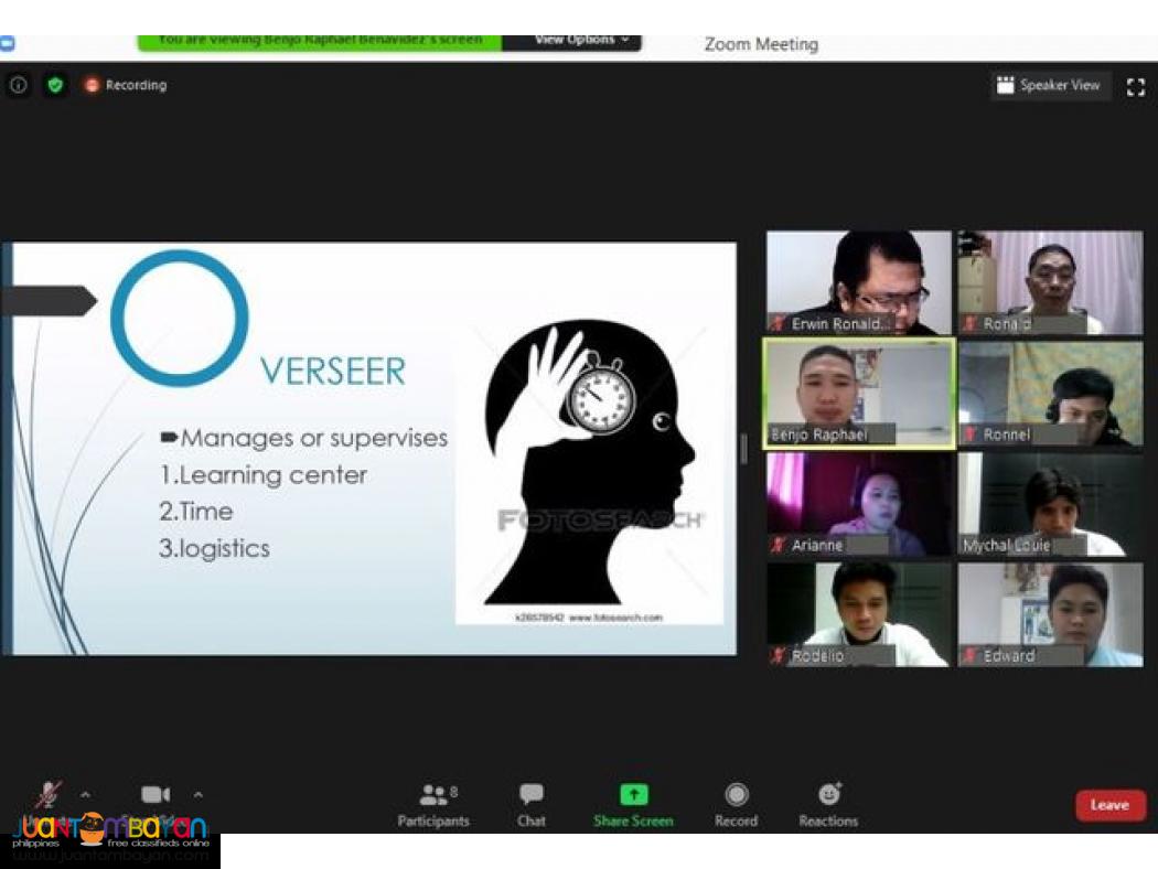 DOLE Training of Trainers dOLE Accredited ToT Online Training