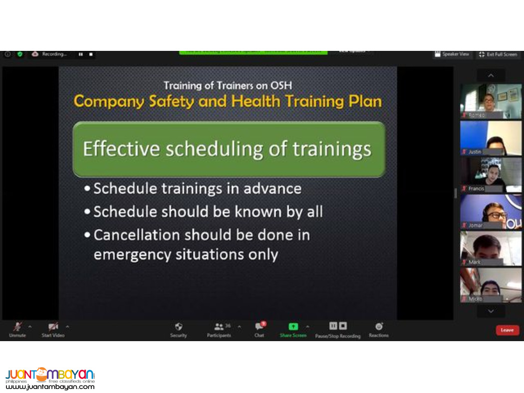DOLE Training of Trainers dOLE Accredited ToT Online Training