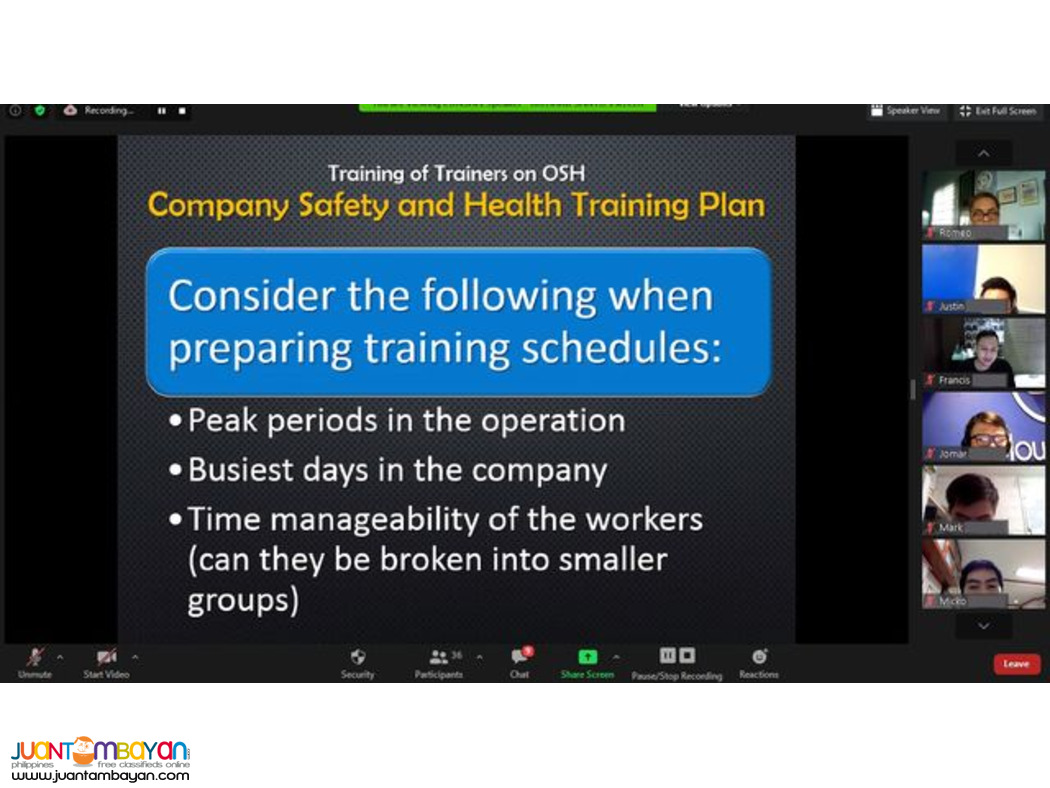DOLE Training of Trainers dOLE Accredited ToT Online Training
