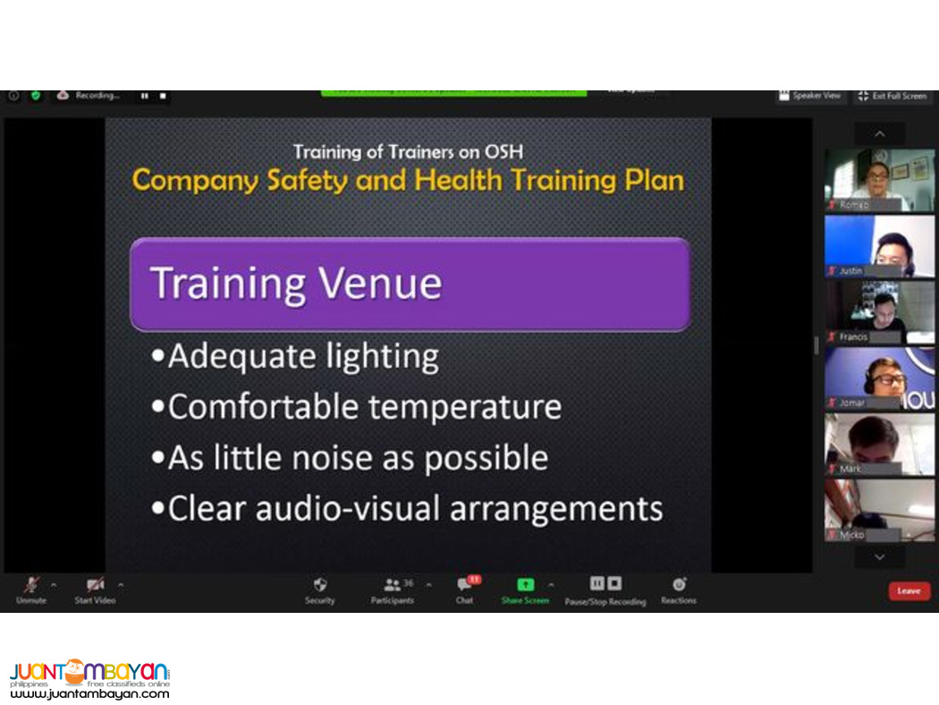DOLE Training of Trainers dOLE Accredited ToT Online Training