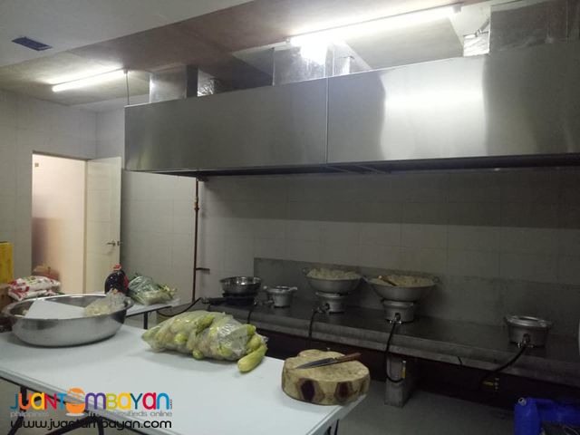 Kitchen Hood and Exhaust Motor and Fresh Air
