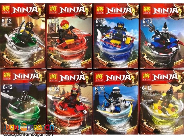 LELE™ 31137 Ninjago Masters of Spinjitzu 8in1 Minifigures Set