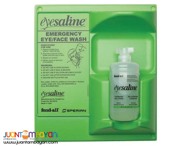 Eyesaline wall mount eyewash Eyesaline wall mount eyewash