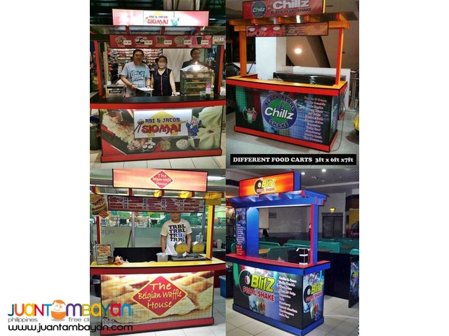 Mall Food Kiosk, Cart, Booth, Stall for Sale