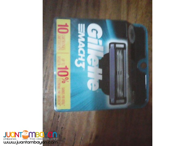 gillete mach 3  blade