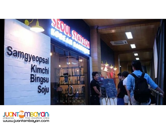 Exhaust blower and fresh air for korean restaurant