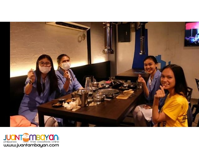 Exhaust blower and fresh air for korean restaurant