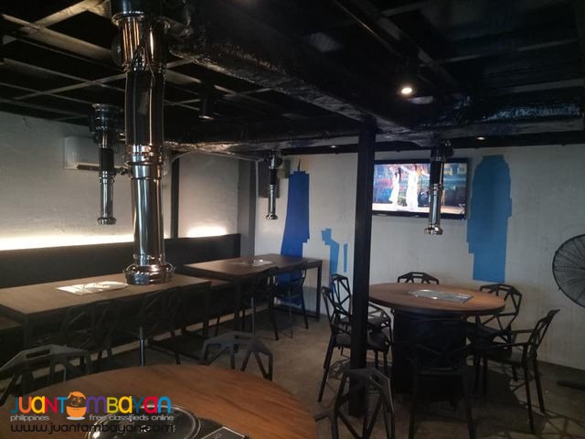 Exhaust blower and fresh air for korean restaurant