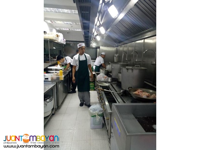 Supply installation and fabrication of kitchen hood