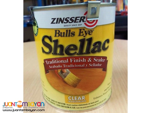 Rust-Oleum Zinsser 304H Bulls Eye Clear Shellac, 1 quart