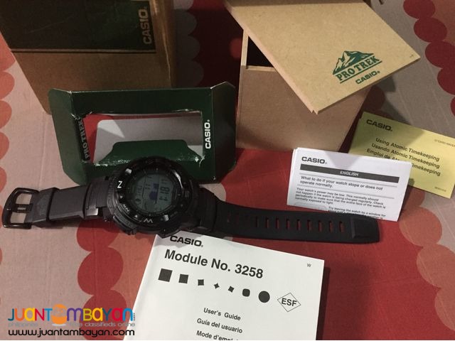 Brand-New Casio ProTrek PRW-2500 Triple Sensor Climber Watch