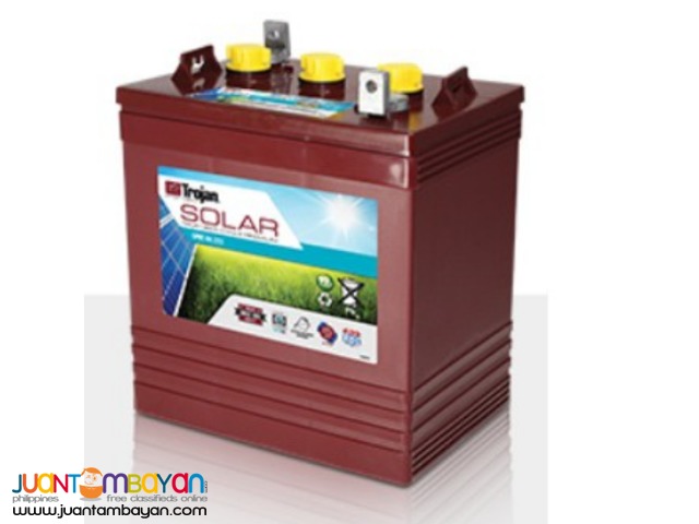 Trojan 6V 225AH Deep Cycle Flooded Solar Battery Made In US