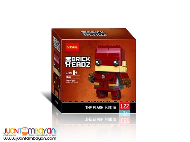 DECOOL™ 6840 BrickHeadz JLA The Flash