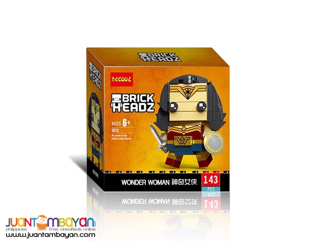 DECOOL™ 6838 BrickHeadz JLA Wonder Woman