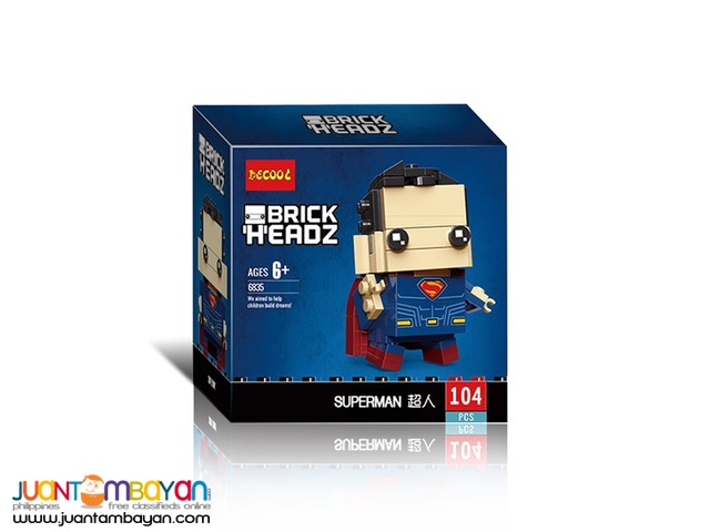 DECOOL™ 6835 BrickHeadz JLA Superman