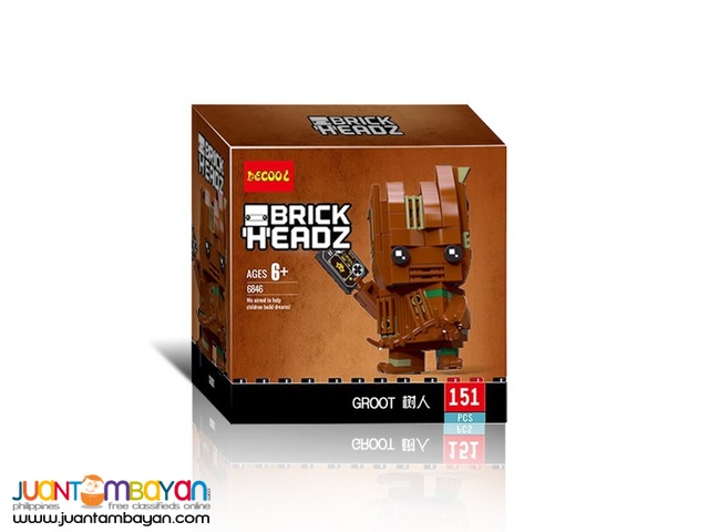 DECOOL™ 6846 BrickHeadz Infinity War Groot