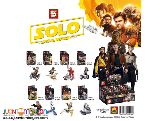 SY™ 1126 Solo Star Wars 8in1 Minifigures Set