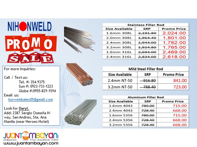 For Sale: Welding Electrodes