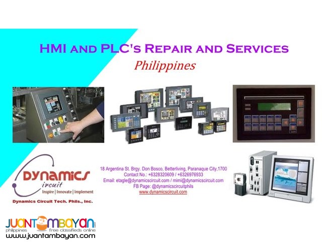HMI and PLC Repair Philippines by Dynamics Circuit