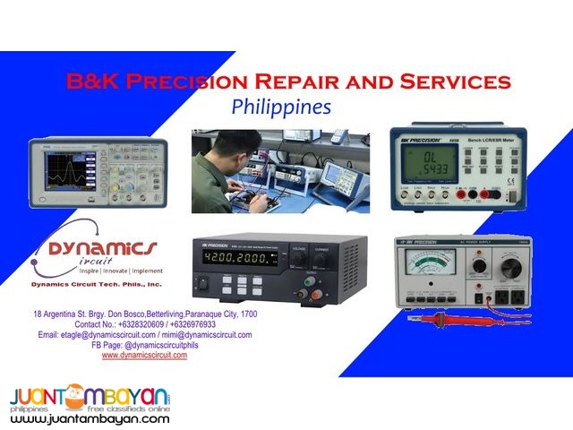 B&K Precision Repair Philippines by Dynamics Circuit