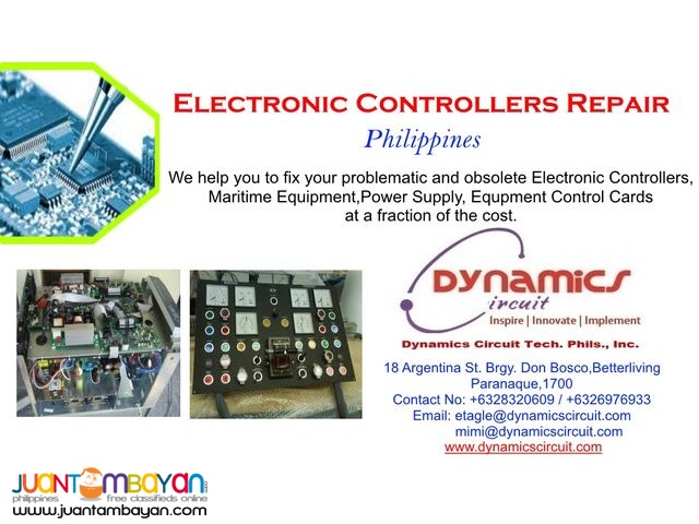  Electronics Controllers Repair Philippines by Dynamics Circuit 