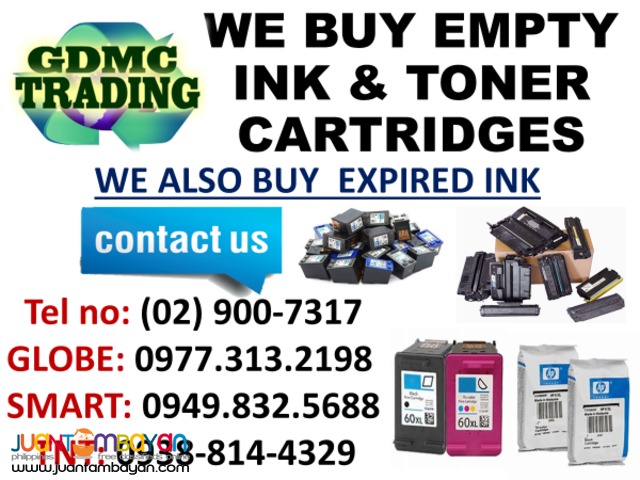 HIGHER PRICE BUYER OF EMPTY INK AND TONER CARTRIDGES