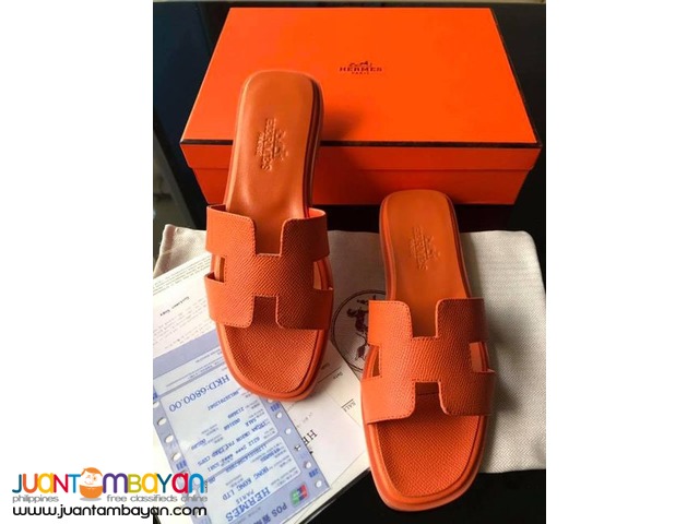 HERMES SLIPPERS - HERMES ORAN SLIPPERS