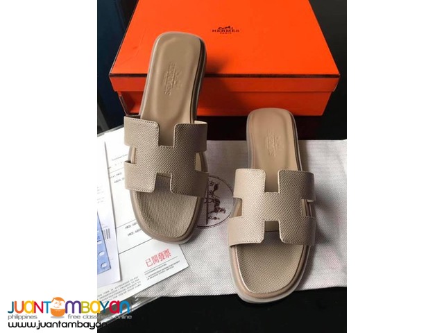 HERMES SLIPPERS - HERMES ORAN SLIPPERS