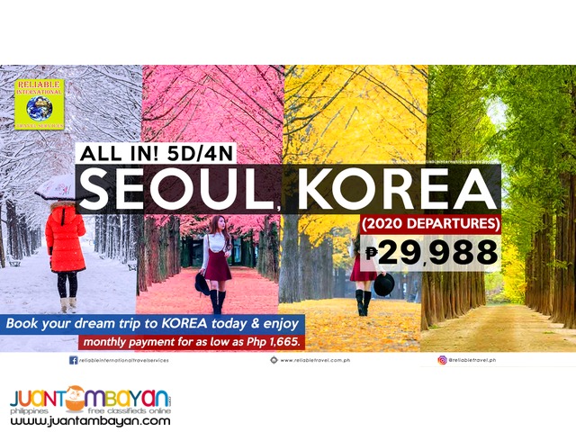 ALL IN! 5D4N South Korea + Visa + Airfare