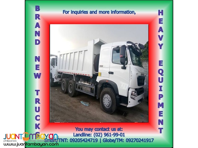 BRAND NEW EURO 4! 10 WHEELER HOWO T7 DUMP TRUCK 380HP