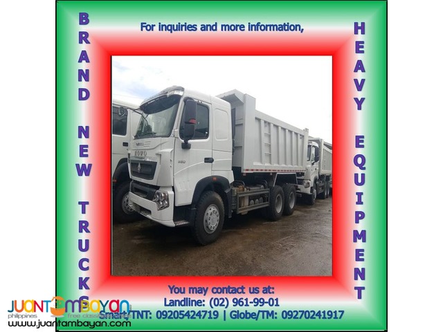 BRAND NEW EURO 4! 10 WHEELER HOWO T7 DUMP TRUCK 380HP