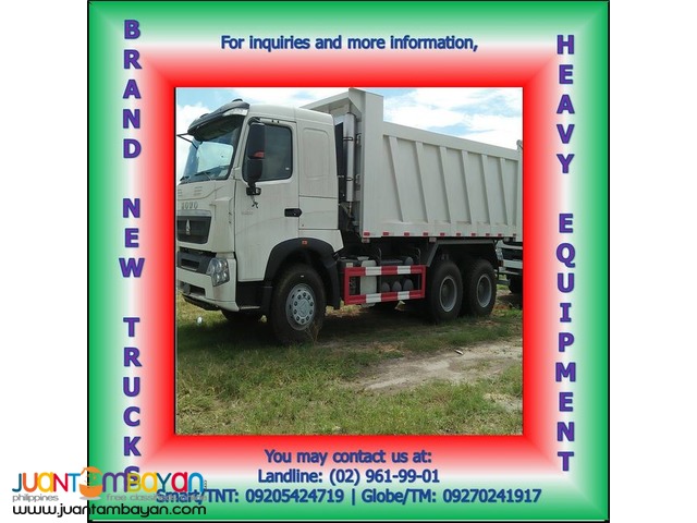 BRAND NEW EURO 4! 10 WHEELER HOWO T7 DUMP TRUCK 380HP