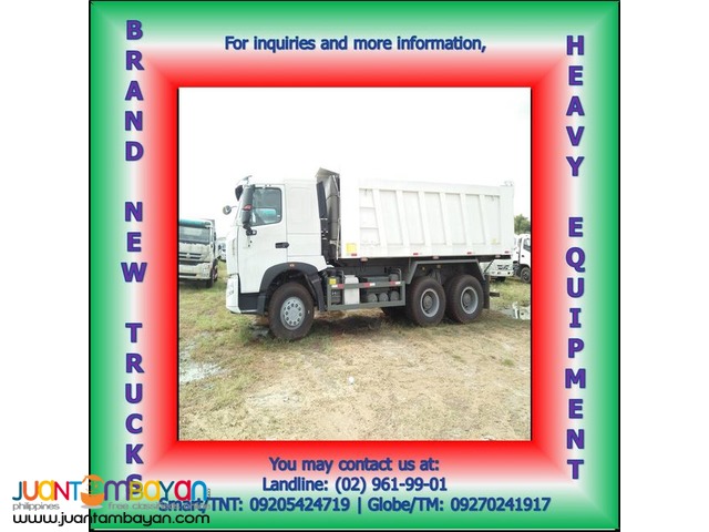 BRAND NEW EURO 4! 10 WHEELER HOWO T7 DUMP TRUCK 380HP