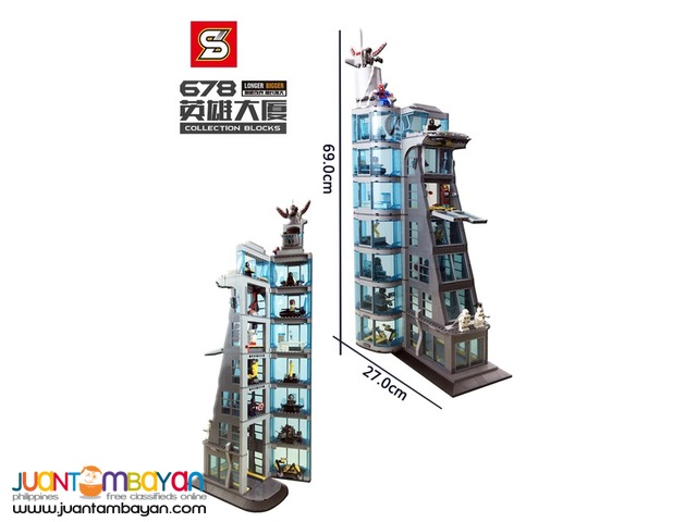 SY™ SH678 The Avengers Tower Upgrade Version