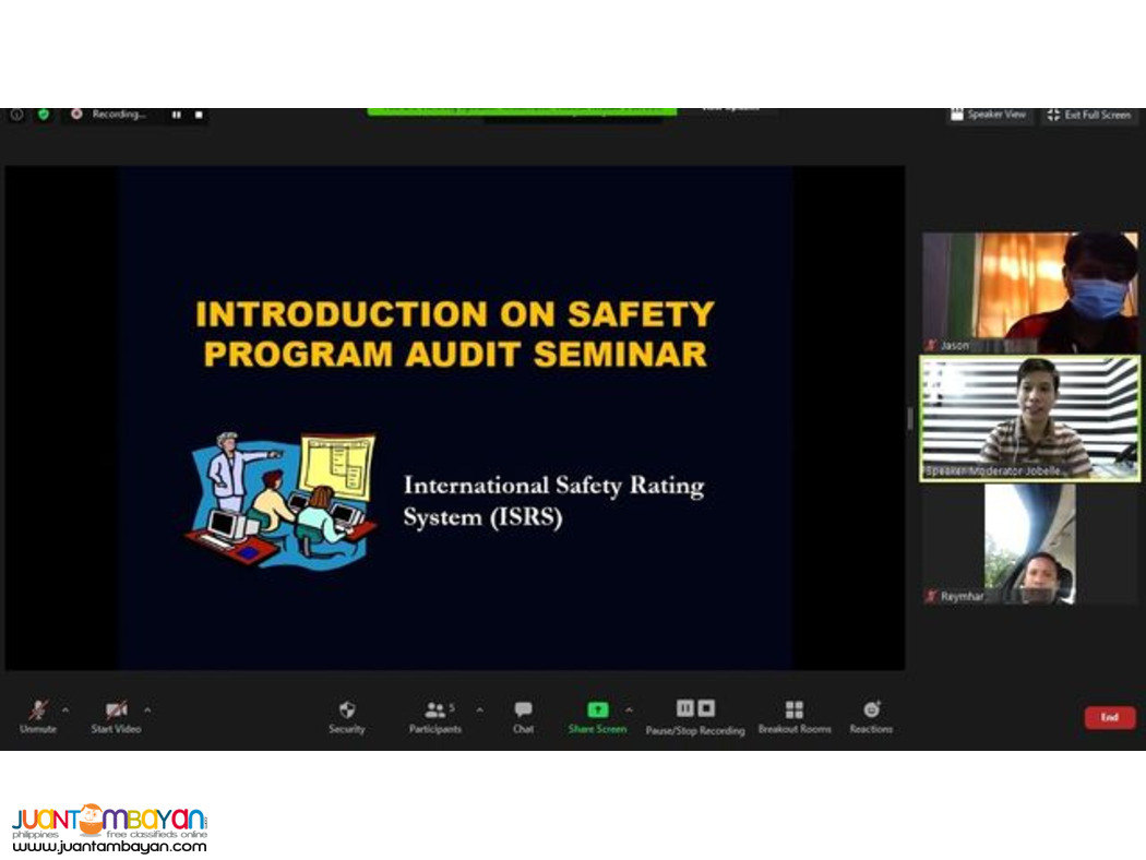 Defensive Driving Safety Seminar Training DOLE Accredited