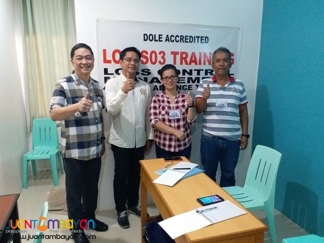 LCM Training DOLE SO3 Training Safety Officer 3 Training Face To Face