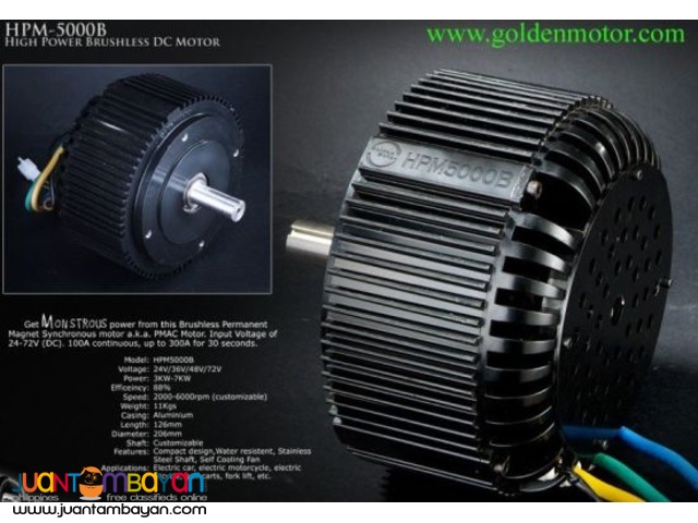 BLDC Motor (HPM5000A) Air Cooling