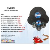 Tailin Cutting Disc for Stainless Steel