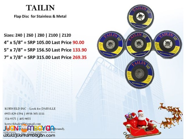 TAILIN Flap Disc fro Stainless and Metal
