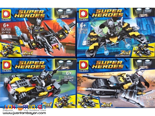 DLP™ 528 Super Heroes Batman 4in1 Vehicle Combine Set