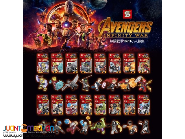 SY™ 1060 Avengers Infinity War 16in1 Minifigures Sets