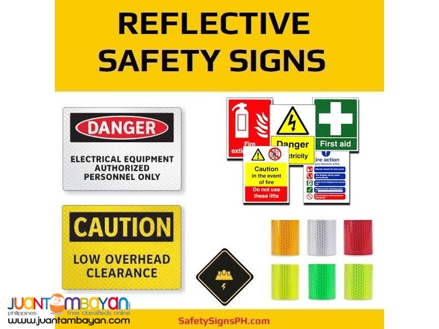 Reflective Safety Stickers and Signages - Request A FREE Quote!