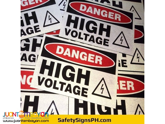 Reflective Safety Stickers and Signages - Request A FREE Quote!